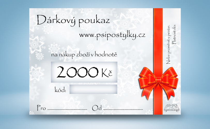 Dárková poukázka v hodnotě 2 000,-