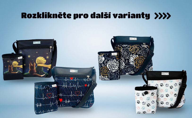 Koženková crossbody kabelka a pamlskovník